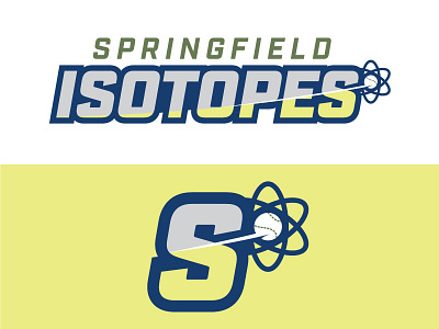 Branding Springfield #2: Springfield Isotopes adobe branding flat illustration illustrator logo springfield isotopes springfield isotopes the simpsons vector