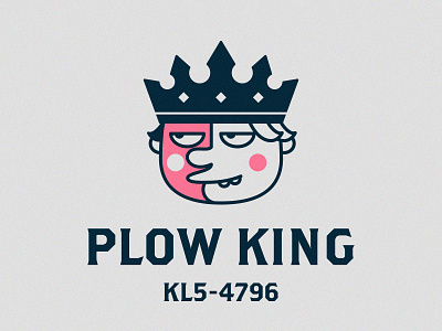 Branding Springfield #5: Plow King adobe branding branding springfield design flat illustration illustrator logo photoshop texture vector