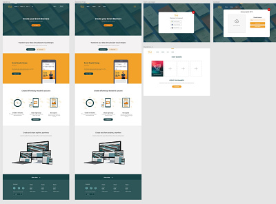 Banner Generator UI app branding design illustration ui ux web website