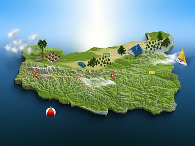 Map illustration