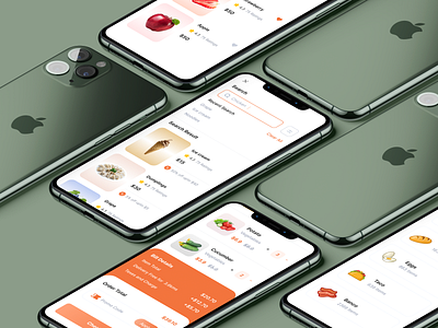 A set of design interfaces about food