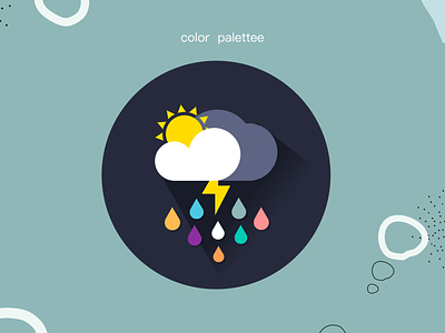 color palette app design graphic design illustration ui