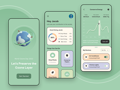 World Ozone Day 2022 2022 3d animation app art branding chart design environment graphic design icon illustration illustrator logo logo design ozone typography ui ux vector