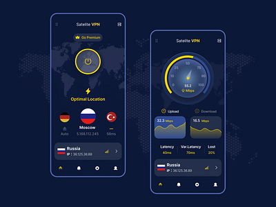 Interface design of VPN mobile terminal