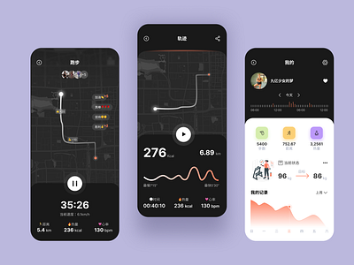 Workout interface design