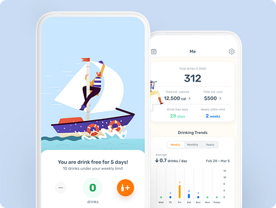 Set Sail with Less design illustration ui