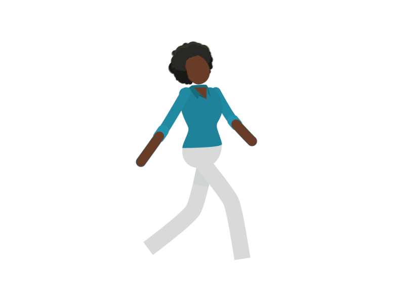 Skip in the step by Andy Beutler on Dribbble