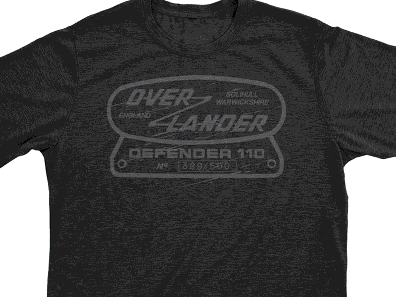 Overlander Shirt Colors options 4x4 colors land rover offroad retro screenprinting t shirt vintage