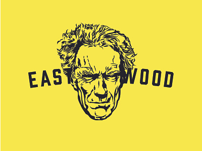 Clint Eastwood T-shirt clint eastwood illustrator t shirt