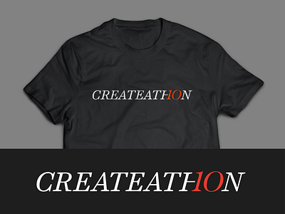 rp Createathon shirt illustration logo typography vector wordmark