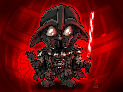 Darth Vader character darth vader darthvader design illustration ilustração ipad pro procreate starwar