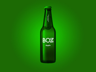 Booze alcohol apple bottle branding drink minimal packaging