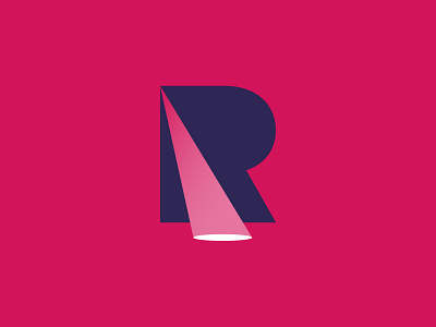 Rotherham Spotlight brand identity branding icon identity logo logotype minimal negative space r spotlight