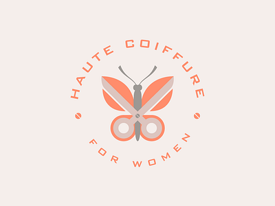 Women's barber logo barber barber logo branding butterfly butterfly logo design logo logo design