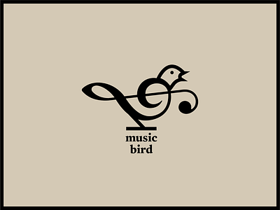 Music Bird animal art animal illustration animal logo bird bird illustration bird logo branding branding design design icon icon design illustration logo logo design typography
