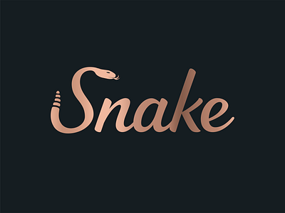 Snake animal illustration animal logo design illustration layout letters typography typography design