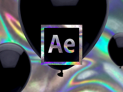 AE after effects animation balloon design gif logo loop motion