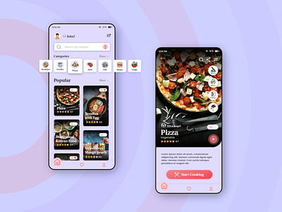 Recipe app android app app design app ui cooking app design food app ios app recipe app recipe app ui design ui ui concept ui trending ui ux