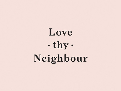 Love thy Neighbour Brand Identity