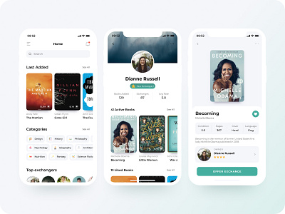 Book Exchange App - New Design