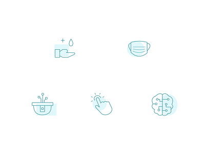 Smart Hygiene Icon Set