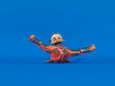 Free 3d character animations from MoCap animated gif