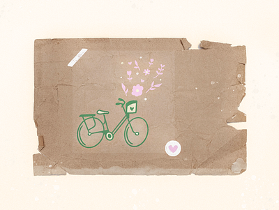 V Day ♡ art bike draw drawing heart illustration procreate valentine vday