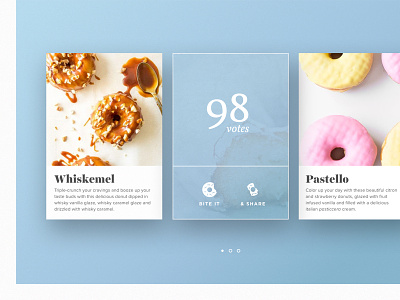 Donut Plant Shop in NYC colors donut food ui ux web yummy