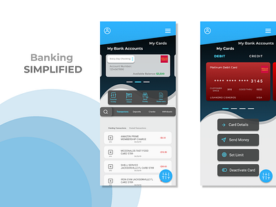 Fintech Banking App app design fintech icon illustration illustrator lettering logo ui ux vector web