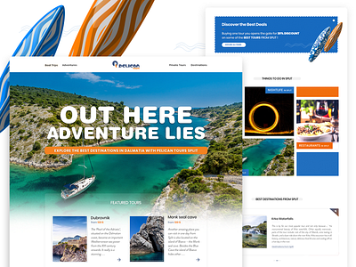 Pelican Tours adventure guide pelican split tour travel ui web