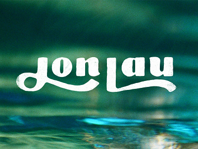 Jon Lau - Surfer grain hand lettering lettering sketch texture type typography