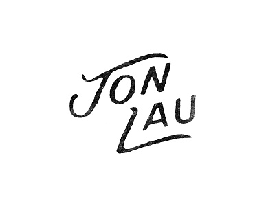 Lau hand drawn hand lettering letters logo texture type typography