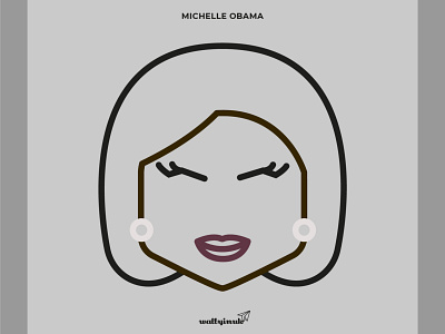 Michelle Obama blacklivesmatter character design creative designer illustration michelleobama vector