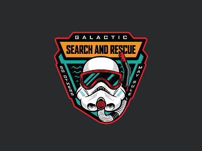Galactic SAR Badge badge empire logo lucasfilm may the fourth be with you nautical star wars star wars art star wars day stormtrooper