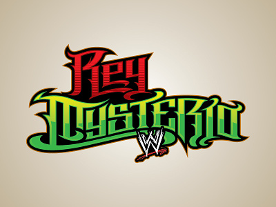 Rey Mysterio Type 619 action booyaka design logotype rey mysterio san diego sd typography wordmark wrestlemania wwe