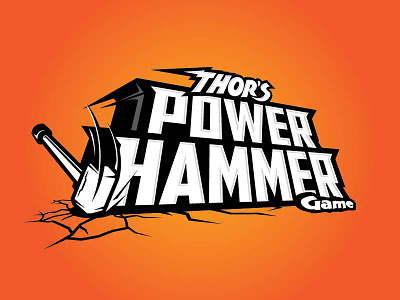 Thor's Power Hammer 3d asgard avengers god of thunder graphic design hammer logo mjolnir thor thunder