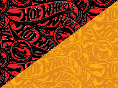 Hot Wheels Pattern cars flames graphic design hot wheels icon logo mattel pattern stacked texture
