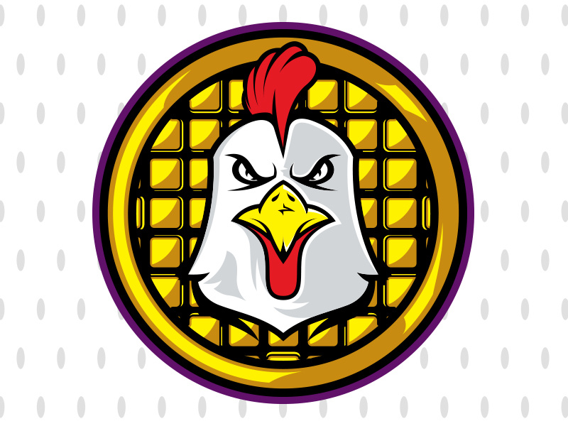 Chicken & Waffles by Myles Mendoza on Dribbble