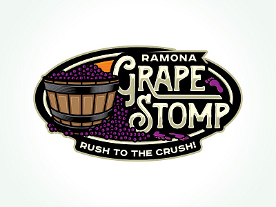 Grape Stomp Logo