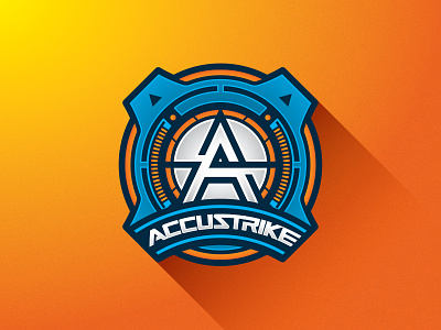 Nerf Accustrike Badge accuracy accustrike badge blaster hasbro logo nerf tactical technical toy vector