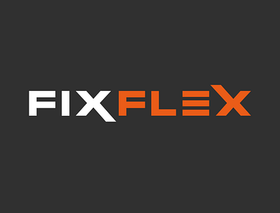 FIXFLEX LOGO illustration logo