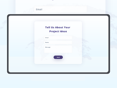 Contact us :- Tell us about your project ideas app color contact form contact us design footer form uiux user experience design ux webapp webdesign