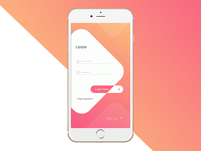 Mobile login app ios login signup ui user experience design user interaction ux