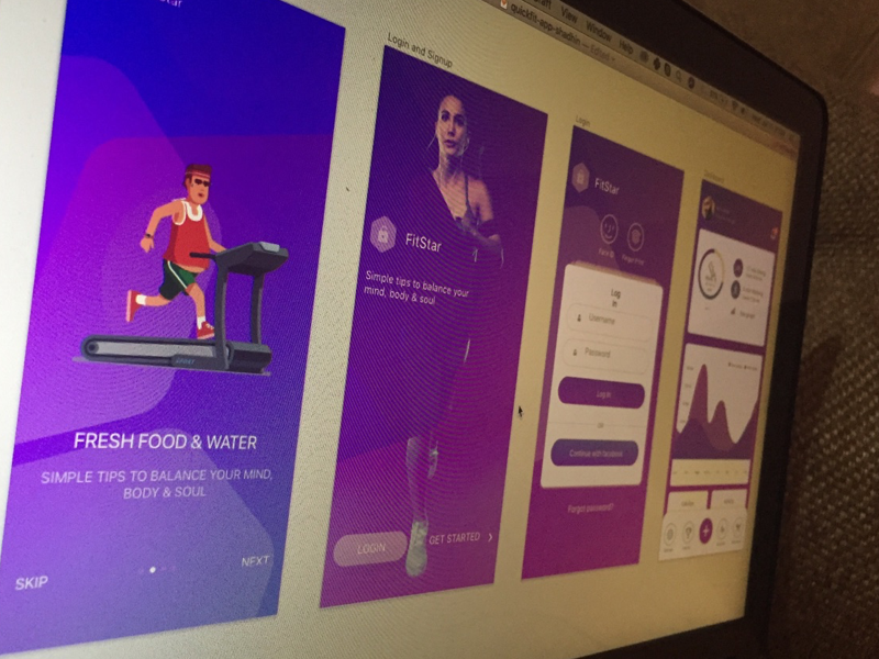 Fitness App By Jithin On Dribbble