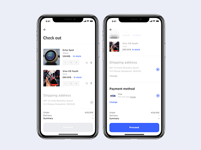 checkout page for shopping app app cart checkout ios shopping ui user experience design user interaction ux