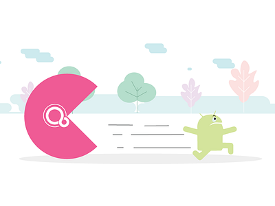 Android to Fuchsia android android icon fuchsia icon run pacman ui ux