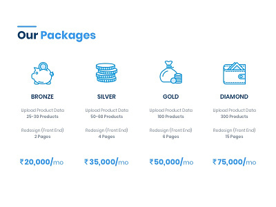 Pricing Table blue icon buy chart design grid plan price pricing table ui ux