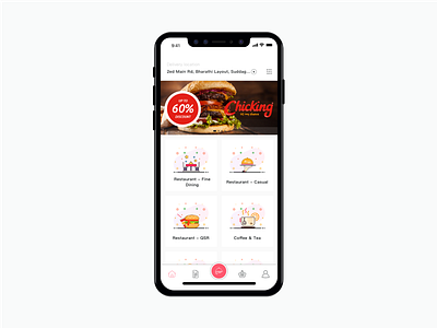 Restaurant app dashboard