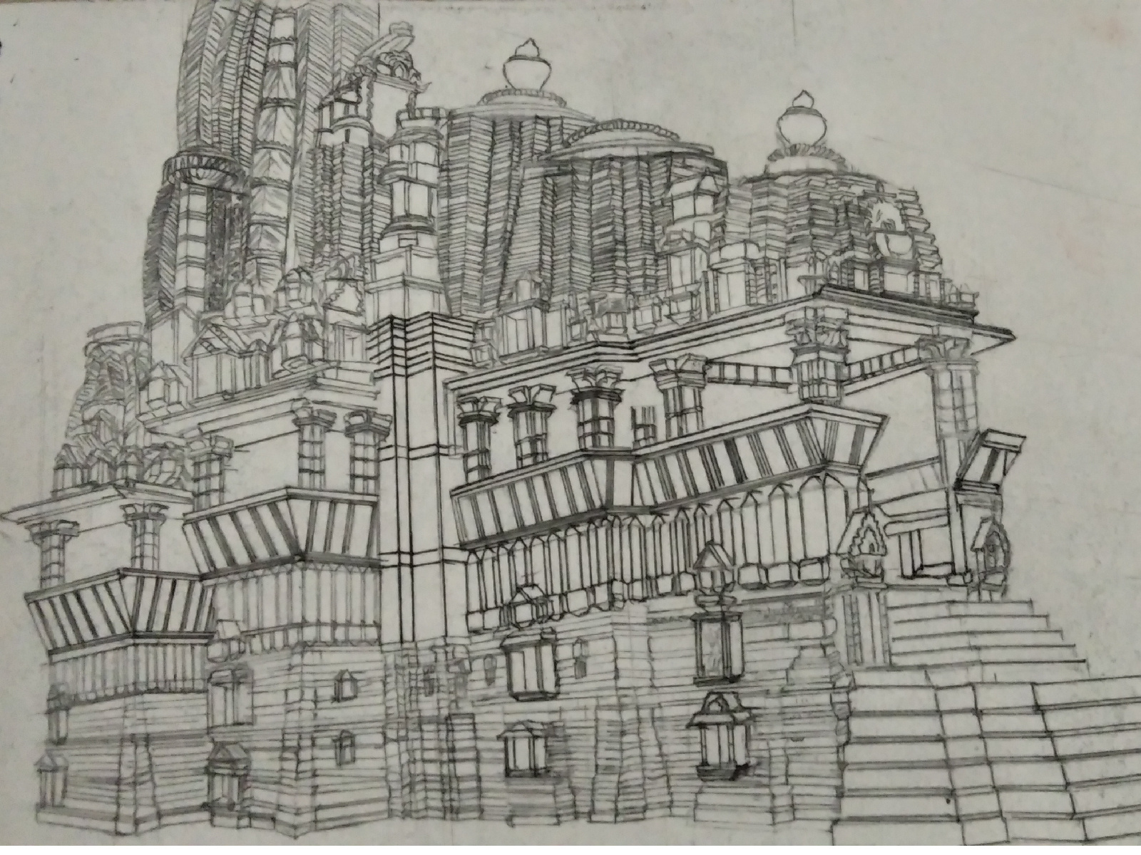 Perspective Pencil Drawing by Jithin on Dribbble