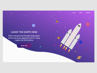 Space oddity design ui ux web website